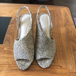 Vince Camuto Calf Hair Cheetah Print 7.5